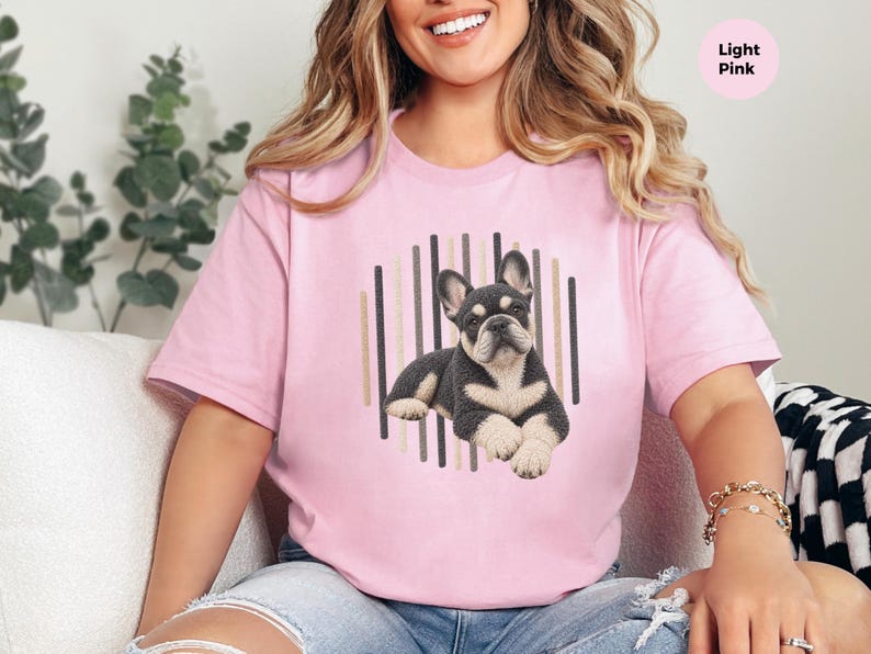Frenchie Mom Shirt, French Bulldog Lover Gift, Frenchie Dog Tee, French Bulldog Owner Present, Frenchie Mom Tee image 6