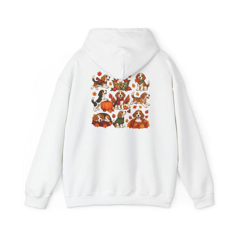Beagle Fall Dog Shirt, Cute Autumn Puppy Tee, Beagle Mom Gift, Fall Dog Owner Shirt, Cozy Puppy Lover Sweatshirt image 12