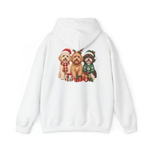 Christmas Maltipoo Shirt, Christmas Dog Lover Gift, Holiday Pet Crewneck, Festive Puppy Sweatshirt, Maltipoo Mom Tee image 12
