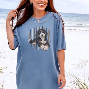 Bernedoodle shirt, cadeau voor Bernedoodle-moeder, driekleurige Bernedoodle, Doodle hondenshirt, cadeau voor Bernedoodle-eigenaar afbeelding 10
