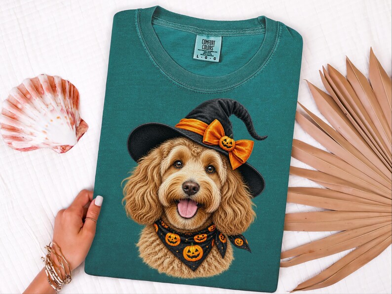 Halloween Dog Shirt, Doodle Mom Gift, Cockapoo Halloween, Spooky Dog Mom, Fall Pet Lover Gift image 8