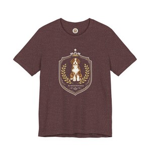 Aussiedoodle Art Royal Crest-skjorta | Klotterhundgåva | Kungligt husdjursporträtt | Regal Pet Apparel bild 9