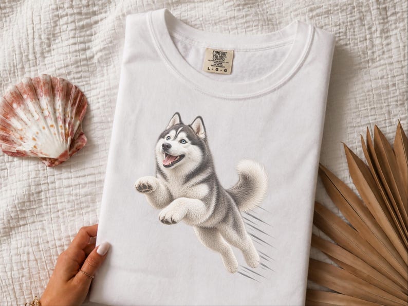 Husky Dog Shirt, Siberian Husky Gift, Husky Mom Shirt, Dog Agility Tee, Husky Lover Gift image 7