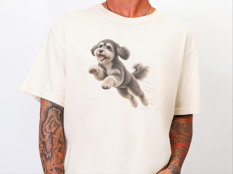 Camiseta Schnoodle, Regalo para mamás Schnoodle, Camiseta de perro Doodle, Sudadera para dueños de perros, Camiseta de perro rápido, Regalo para amantes del Schnoodle, Camiseta para dueños de perros imagen 10
