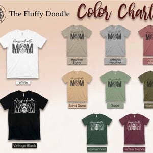 Camiseta de mamá de Aussiedoodle, camiseta de Doodle Mama, regalo personalizado para amantes de los perros, camiseta divertida para amantes del Aussie Doodle, camiseta de Doodle Mama imagen 9
