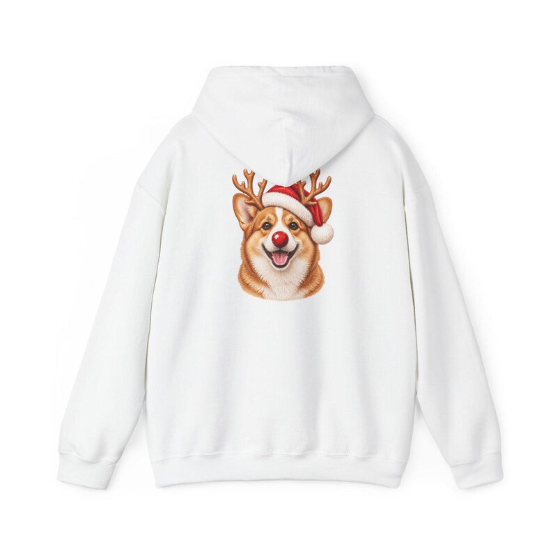 Sudadera navideña de Corgi, camiseta festiva navideña para perros, regalo navideño para dueños de perros, sudadera de cuello redondo para mamás de Corgi imagen 12