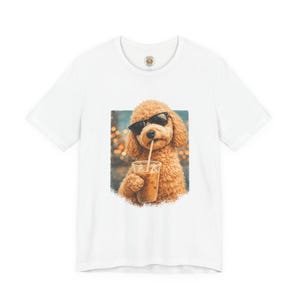 Goldendoodle Iced Coffee Cool Dog image 1