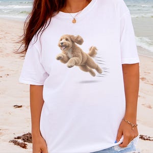 Goldendoodle Mom Shirt, Golden Doodle Gift, Goldendoodle Dog Tee, Doodle Owner Gift, Comfort Colors Dog T image 4