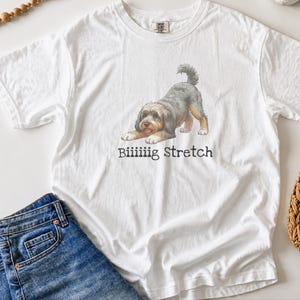 Comfort Colors Cavapoo Mom Shirt, Biiiiig Stretch Dog Lover Tee, Cavoodle Puppy Gift, Pet Owner Birthday Present, Cavapoo Owner Gift image 9