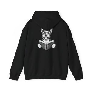 Boston Terrier Reading Book Shirt, Bookish Dog Tee, Boston Terrier Gift, Dog Lover Book Tee, Library Shirt image 11