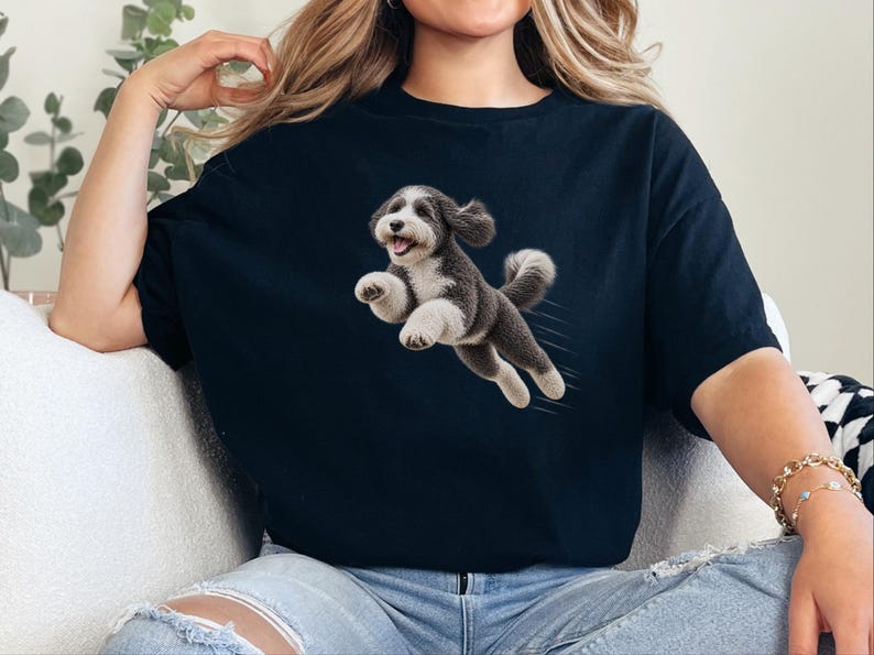 Sheepadoodle Shirt, Sheepadoodle Mom Gift, Doodle Dad Shirt, Sheepadoodle Owner Gift, Doodle Dog Lover Shirt, Puppy Graphic Tee image 10