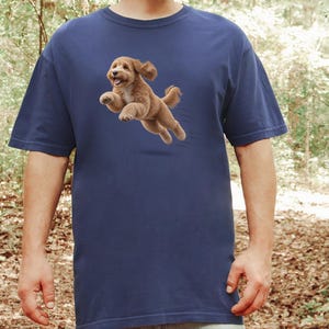 Goldendoodle Mom Shirt, Golden Doodle Gift, Goldendoodle Dog Tee, Doodle Owner Gift, Comfort Colors Dog T image 3