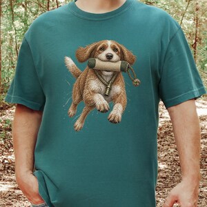 Cavapoo Shirt, Cavapoo Mom Gift, Vintage Hunting Dog Tee, Dog Training Shirt, Sporting Dog Art, Cavapoo Owner Gift image 10