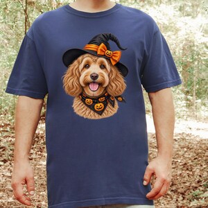 Halloween Dog Shirt, Doodle Mom Gift, Cockapoo Halloween, Spooky Dog Mom, Fall Pet Lover Gift image 9