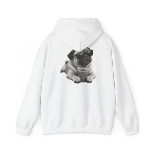 Mops älskare skjorta, rolig hund som dricker iskaffe tee, mops pappa gåva, mops mamma tröja bild 12