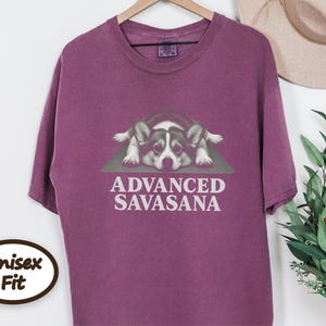 Corgi Shirt, Corgi Mom Gift, Advanced Savasana Yoga Tee, Funny Dog Lover Shirt, Yoga Meditation Shirt, Pembroke Welsh Corgi Gift image 9