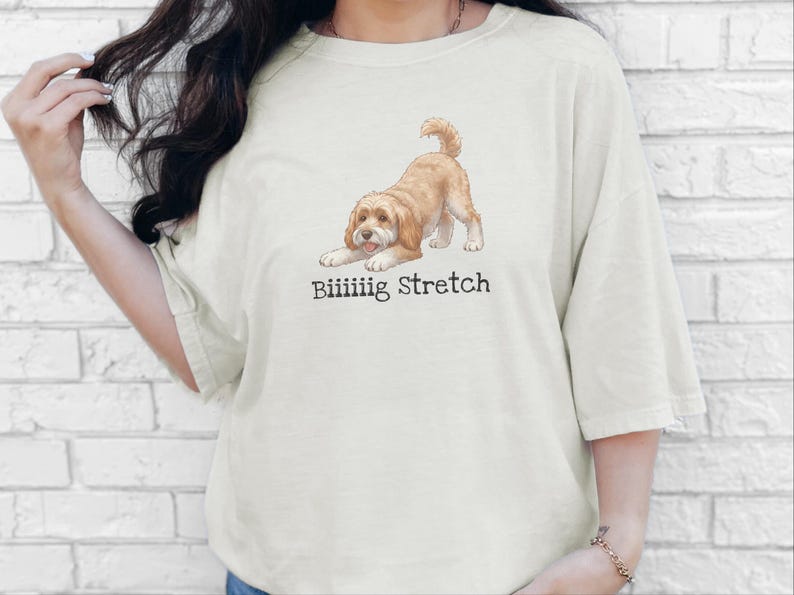 Comfort Colors Labradoodle Dog Gift, Biiiiig Stretch Shirt, Golden Doodle Dad Tee, Funny Labradoodle T-Shirt, Doodle Mom Gift, New Puppy Mom image 6