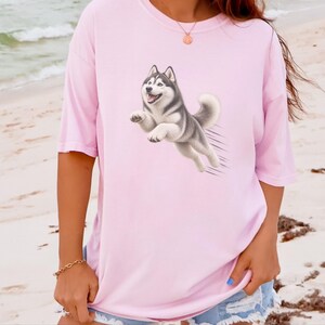 Husky Dog Shirt, Siberian Husky Gift, Husky Mom Shirt, Dog Agility Tee, Husky Lover Gift image 8