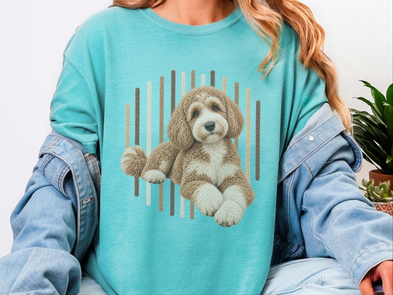 Goldendoodle Mom Shirt, Goldendoodle Gift, Doodle Dog Tee, Golden Doodle Sweatshirt, Doodle Mom Gift, Pet Owner Present image 1