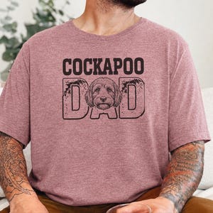 Cockapoo Dad Shirt, Dog Dad Life Tee, Dogfather Top, Doodle Owner Apparel, Funny Pet Parent Graphic Tee, Mens Puppy Lover Shirt
