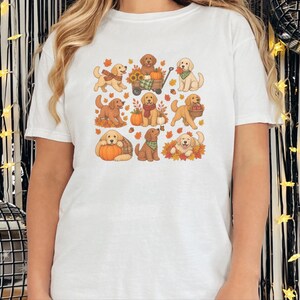 Golden Retriever Fall Shirt, Golden Retriever Gift, Autumn Dog Lover Tee, Pumpkin Patch Sweatshirt image 9