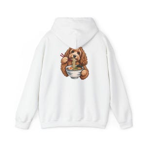 Camiseta de ramen para cockapoo, regalo para amantes de los fideos, camiseta de ramen para amantes de los perros, regalo divertido para dueños de cockapoo, camiseta de comida asiática imagen 12