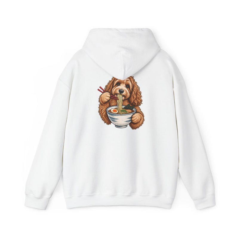 Camiseta de ramen para cockapoo, regalo para amantes de los fideos, camiseta de ramen para amantes de los perros, regalo divertido para dueños de cockapoo, camiseta de comida asiática imagen 12
