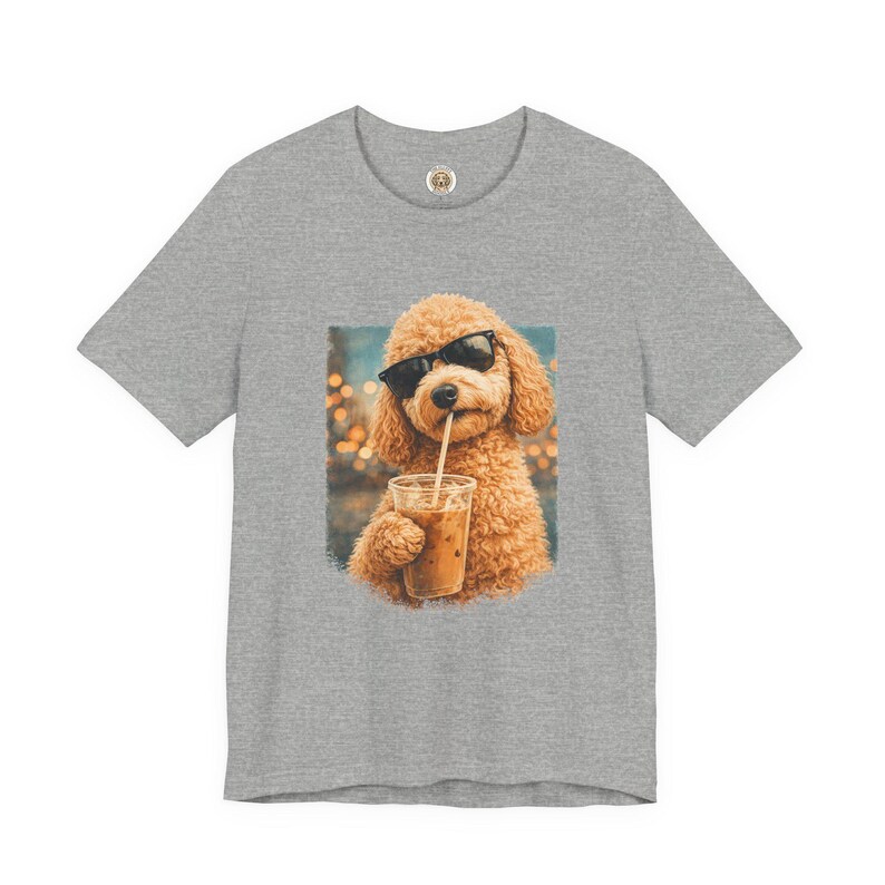 Goldendoodle Iced Coffee Cool Dog image 9