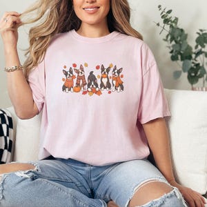Boston Terrier Fall Shirt, Dog Lover Gift, Cozy Autumn Tee, Cute Puppy Shirt, Boston Terrier Owner Gift, Fall Dog Sweatshirt image 8