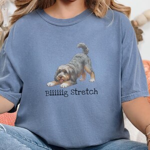 Comfort Colors Cavapoo Mom Shirt, Biiiiig Stretch Dog Lover Tee, Cavoodle Puppy Gift, Pet Owner Birthday Present, Cavapoo Owner Gift image 8