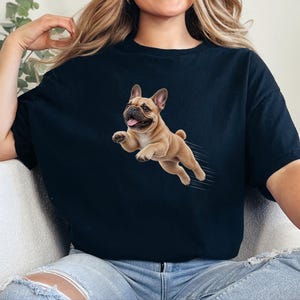 Frenchie Mom Shirt, Funny French Bulldog Gift, Frenchie Dog Lover Tee, French Bulldog Owner Present, Frenchie Dad Shirt image 5