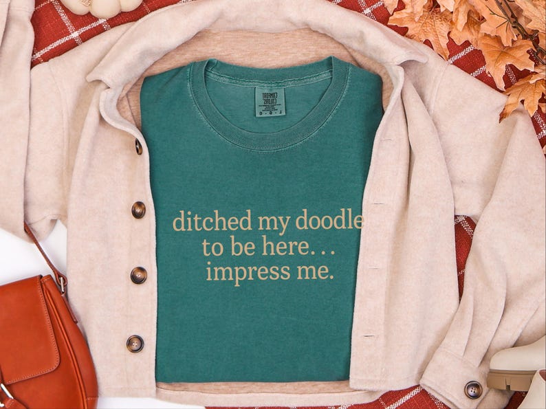 Camiseta para mamás de perros Doodle, regalo para dueños de perros Doodle, camiseta divertida para amantes de los perros, camiseta sarcástica para padres de mascotas. imagen 7