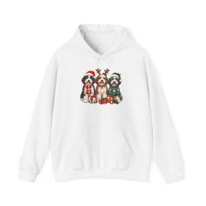 Sheepadoodle Christmas Sweatshirt, Christmas Pet Shirt, Sheepadoodle Gift, Christmas Dogs Shirt, Dog Lover Christmas Gift, Puppy Sweatshirt image 12