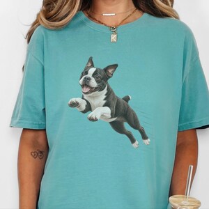 Bostonterrier-tröja, Bostonterrier-hundmamma-present, rolig Bostonterrier-tröja, Zoomies-hundtröja, bekväma färger för hundar bild 10
