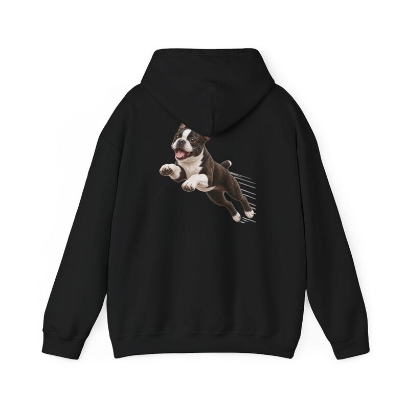 Bostonterrier-tröja, Bostonterrier-hundmamma-present, rolig Bostonterrier-tröja, Zoomies-hundtröja, bekväma färger för hundar bild 11