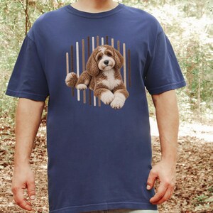 Cavapoo Shirt, Cavapoo Mom Gift, Cavapoo Art Tee, Cavapoo Dog Lover Shirt, Puppy Owner Gift image 9