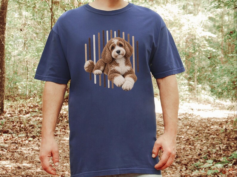 Cavapoo Shirt, Cavapoo Mom Gift, Cavapoo Art Tee, Cavapoo Dog Lover Shirt, Puppy Owner Gift image 9