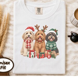 Cockapoo Christmas Sweatshirt, Cockapoo Lover Gift, Holiday Dog Shirt, Christmas Cockapoo Mom Gift afbeelding 5