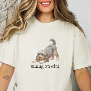 Comfort Colors Cavapoo Mom Shirt, Biiiiig Stretch Dog Lover Tee, Cavoodle Puppy Gift, Pet Owner Birthday Present, Cavapoo Owner Gift image 10