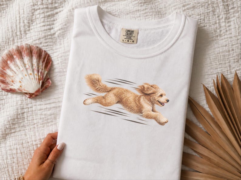 Goldendoodle T Shirt, Golden Doodle Gift, Running Dog Shirt, Doodle Dad Gift, Marathon Runner Tee, Dog Owner Sweatshirt, Pet Lover Apparel image 8