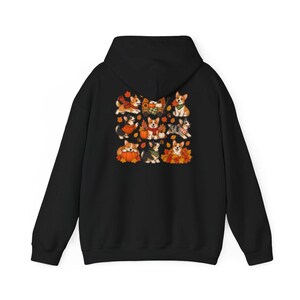 Autumn Corgi Shirt, Corgi Dog Gift, Fall Dog Mom Sweatshirt, Pumpkin Patch Tee, Corgi Lover Gift image 11