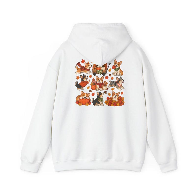 Autumn Corgi Shirt, Corgi Dog Gift, Fall Dog Mom Sweatshirt, Pumpkin Patch Tee, Corgi Lover Gift image 12
