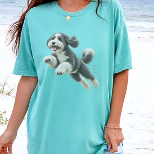 Sheepadoodle Shirt, Sheepadoodle Mom Gift, Doodle Dad Shirt, Sheepadoodle Owner Gift, Doodle Dog Lover Shirt, Puppy Graphic Tee image 7