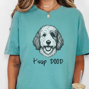 Comfort Colors Sheepadoodle Sweatshirt | T'sup Dood Goldendoodle Sweatshirt | Aussiedoodle Crewneck | Bernedoodle Labradoodle Sheepadoodle image 8