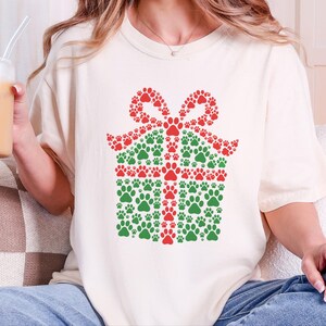 Christmas 2026 Shirt, Christmas Dog Mom Gift, Festive Pet Lover Tee, Holiday Dog Shirt image 8