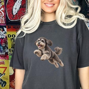 Camiseta Schnoodle, Regalo para mamás Schnoodle, Camiseta de perro Doodle, Sudadera para dueños de perros, Camiseta de perro rápido, Regalo para amantes del Schnoodle, Camiseta para dueños de perros imagen 9