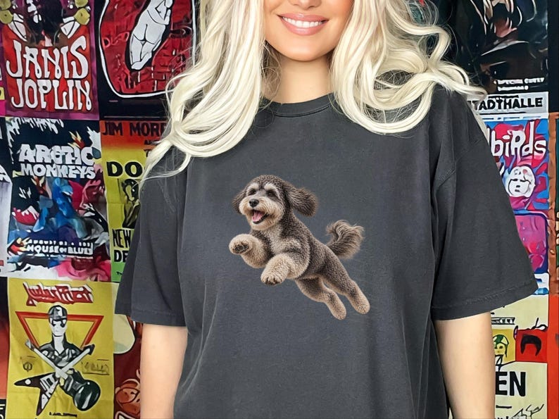 Camiseta Schnoodle, Regalo para mamás Schnoodle, Camiseta de perro Doodle, Sudadera para dueños de perros, Camiseta de perro rápido, Regalo para amantes del Schnoodle, Camiseta para dueños de perros imagen 9