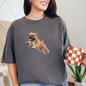 Frenchie Mom Shirt, Funny French Bulldog Gift, Frenchie Dog Lover Tee, French Bulldog Owner Present, Frenchie Dad Shirt image 7