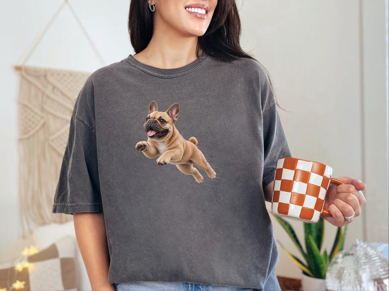 Frenchie Mom Shirt, Funny French Bulldog Gift, Frenchie Dog Lover Tee, French Bulldog Owner Present, Frenchie Dad Shirt image 7