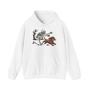 Halloween T-shirt met Teckel, cadeau met skelethond, Halloween T-shirt met Doxie-print, T-shirt met Wienerhond, grappig griezelig Doberman-shirt afbeelding 12